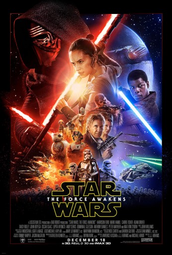 Star Wars: The Force Awakens official poster Image: © Disney