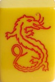 Dragon Tile from Mahjong