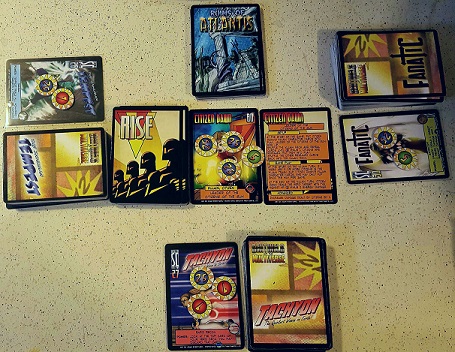 See what I'm talking about? So many, many tokens and this isn't even the beginning of the game yet! This is just set up!