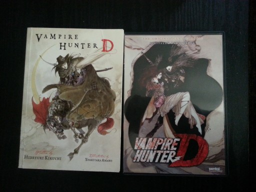 Vampire Hunter D Book and Movie