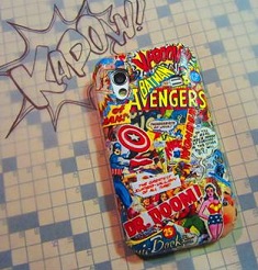These comic book phone covers leave lots of room for personalization. Not only for comic books, but with actual books as well. Perhaps Harry Potter or Game of Thrones? The possibilities are endless! (Image taken from mmgn.com)