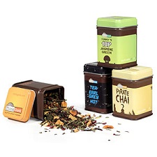 This collection of Adagio Teas from Think Geek are all heavily caffeinated and themed! Personally, I want to get my hands on a tin of Pirate Chai! (Image taken from ThinkGeek.com)