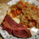Geeky Eats: Crock-Pot Corned Beef and Cabbage with Irish Soda Bread
